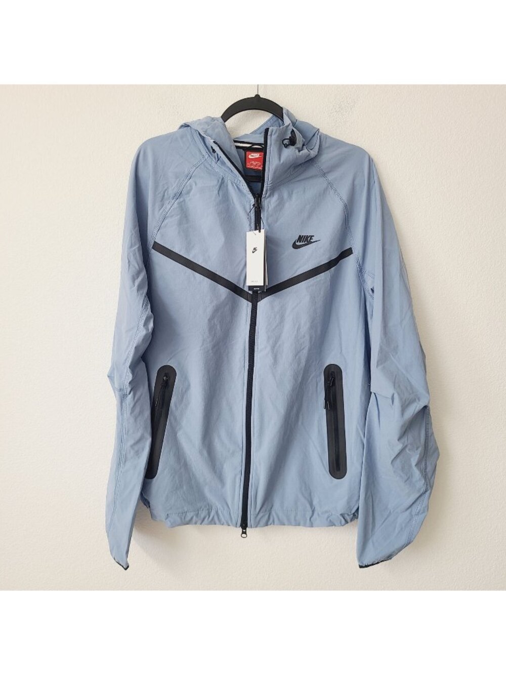 Nike Tech Woven Windrunner Jacket IU6965-486 Size S-Tall Blue
